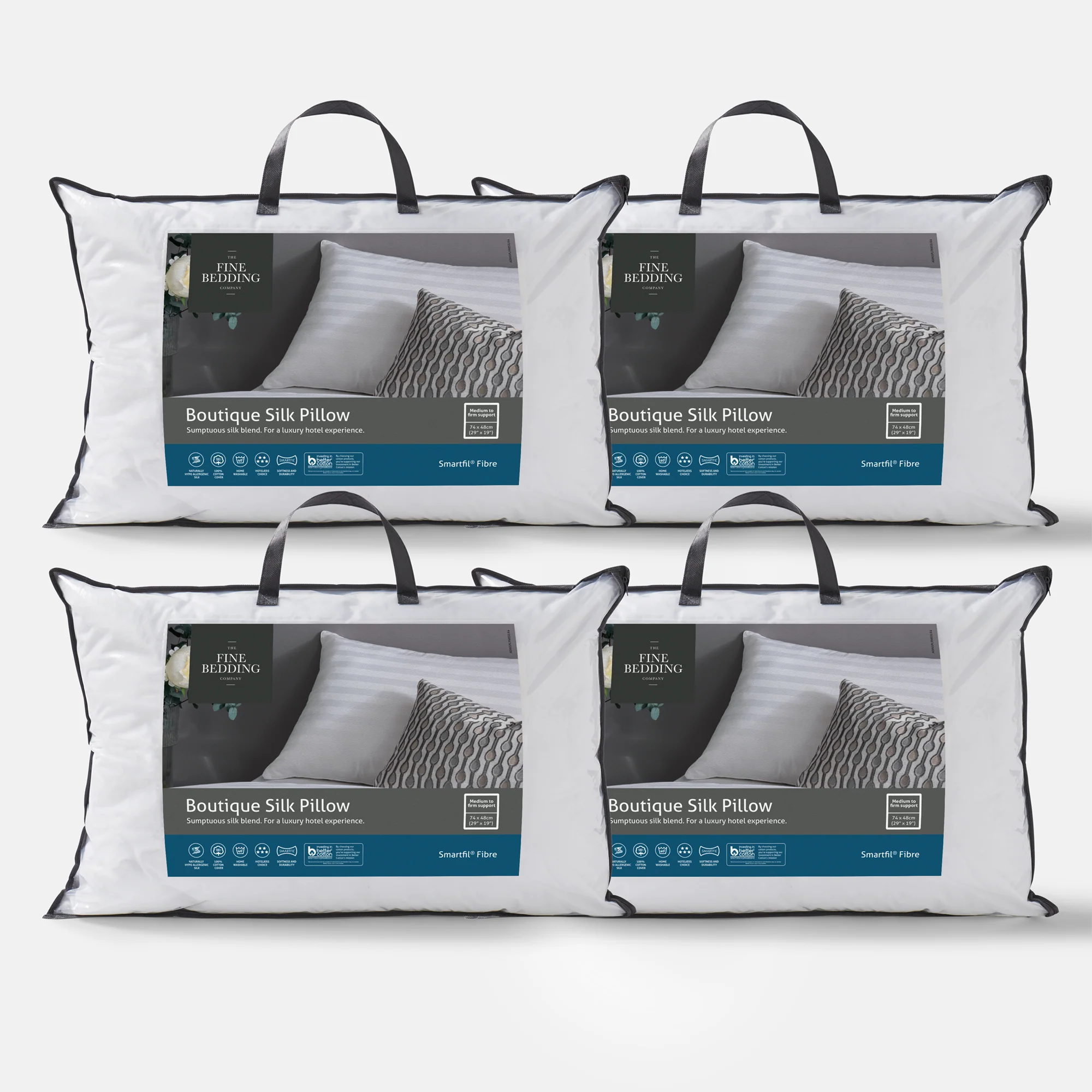 Set of 4 - Boutique Silk® Pillows Bundle - Image 4