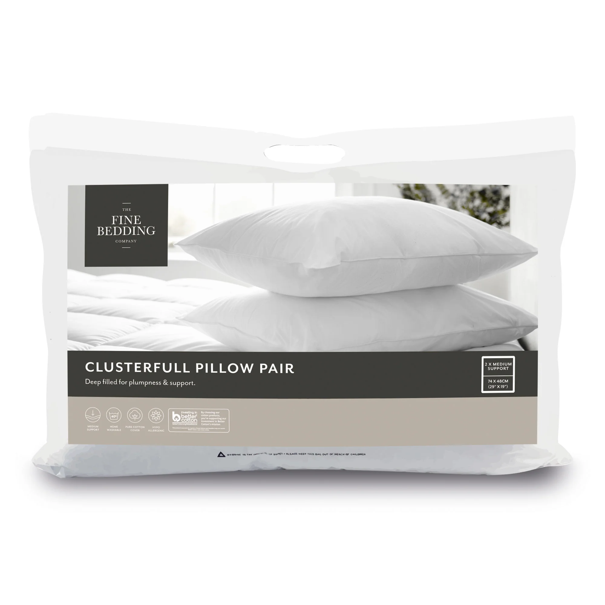 Clusterfull Pillow Pair - Medium Support - Image 4