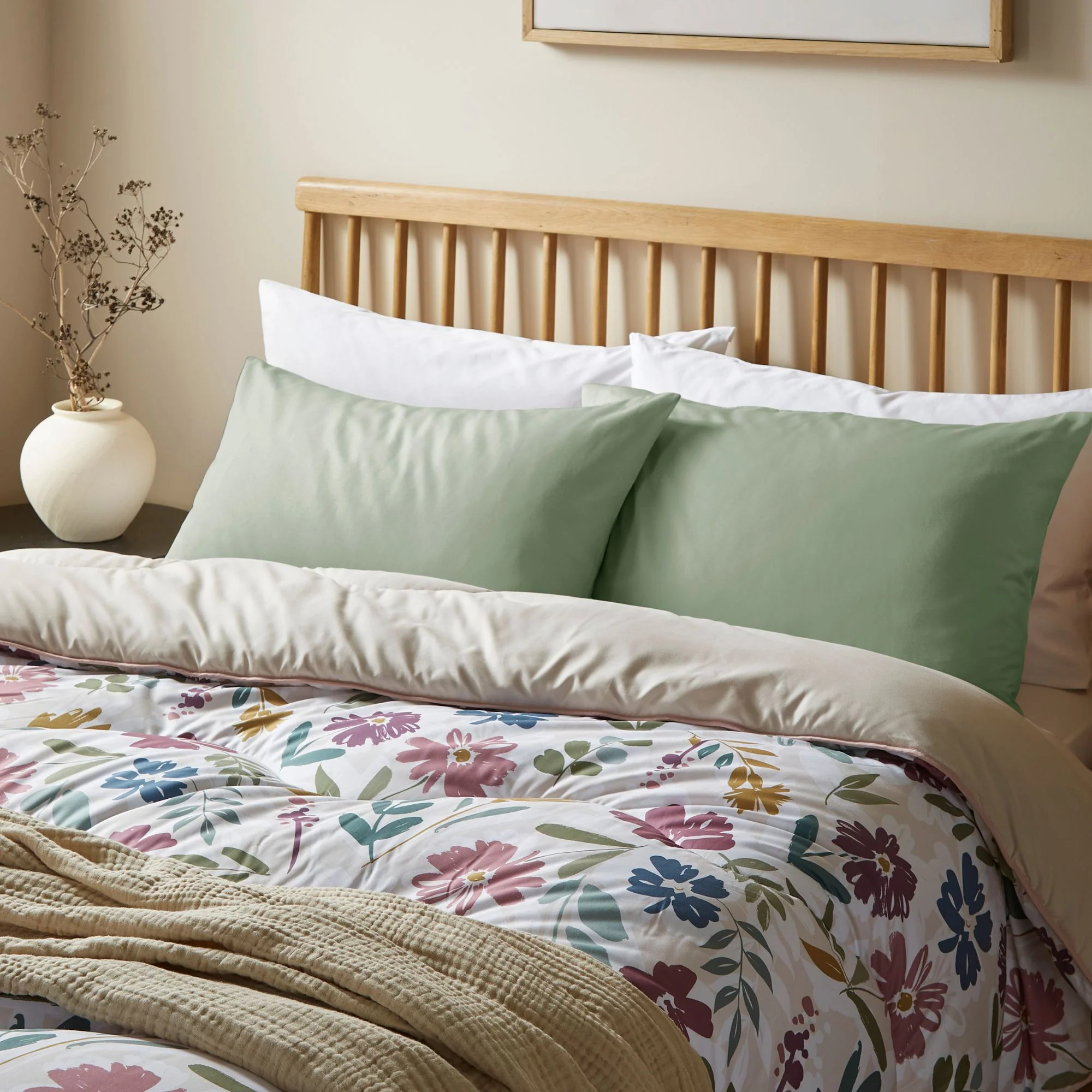 Night Lark® Meadow Bloom Coverless Duvet Set - Image 2