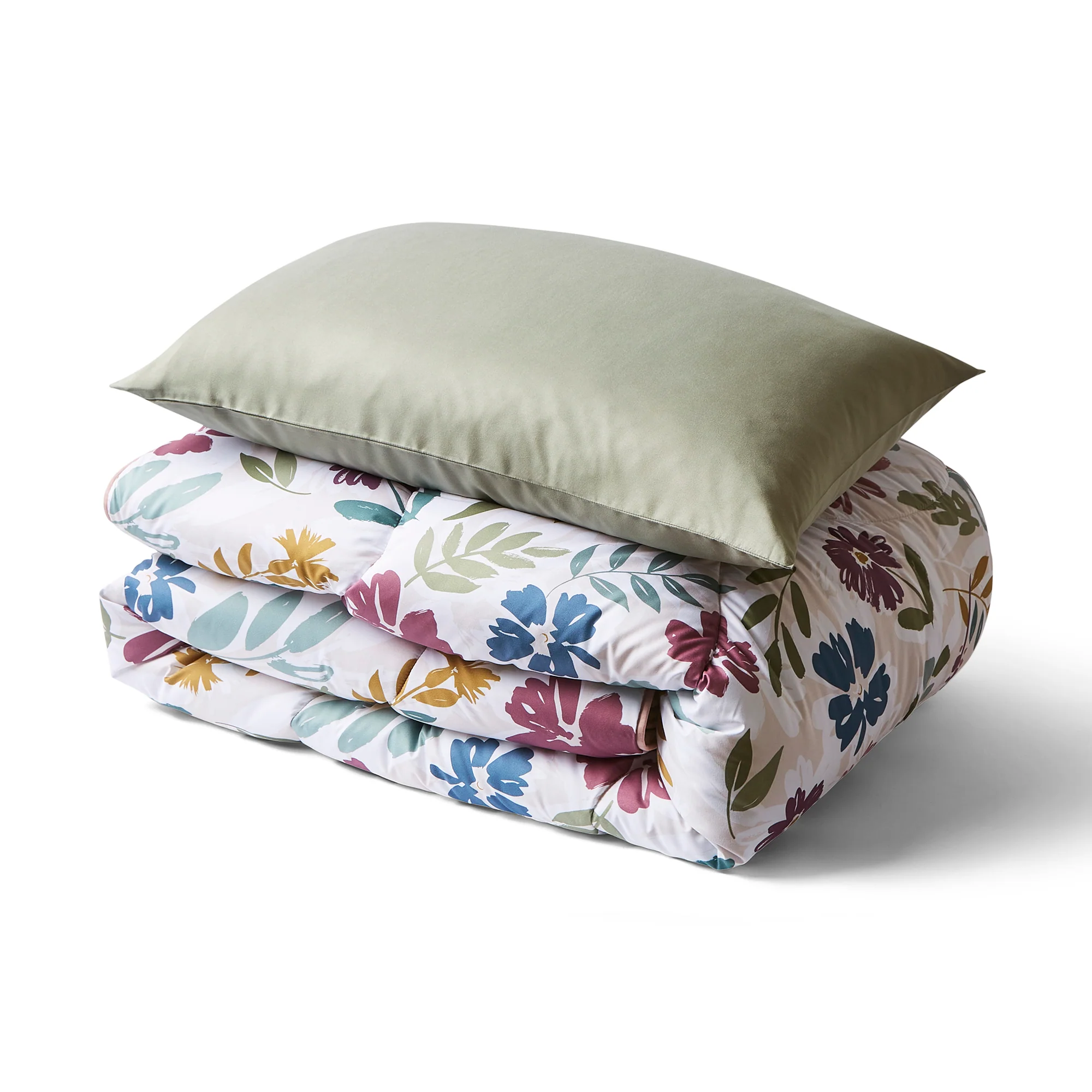 Night Lark® Meadow Bloom Coverless Duvet Set - Image 4