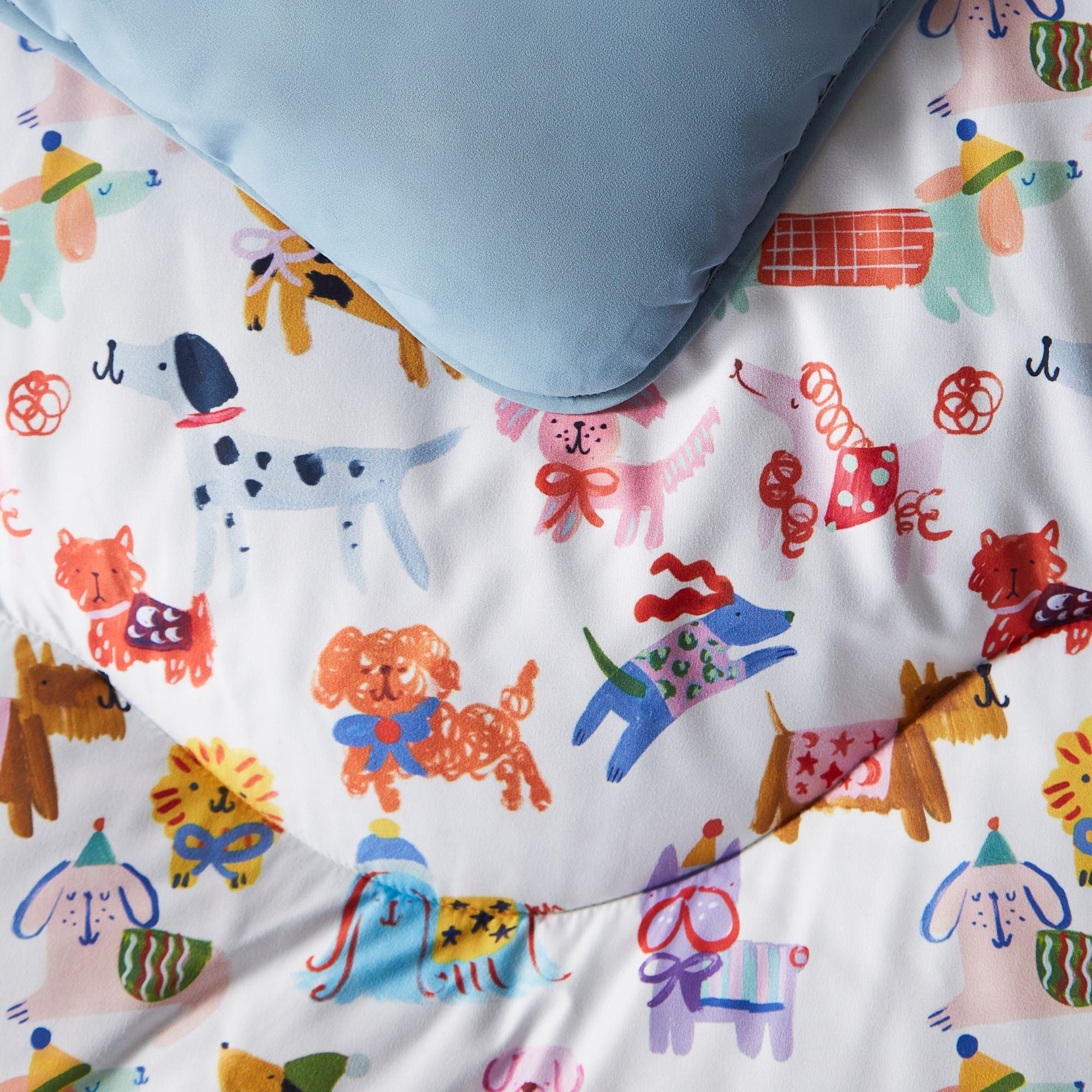 Night Lark® x Eleanor Bowmer Happy Dogs Coverless Duvet Set - Image 3