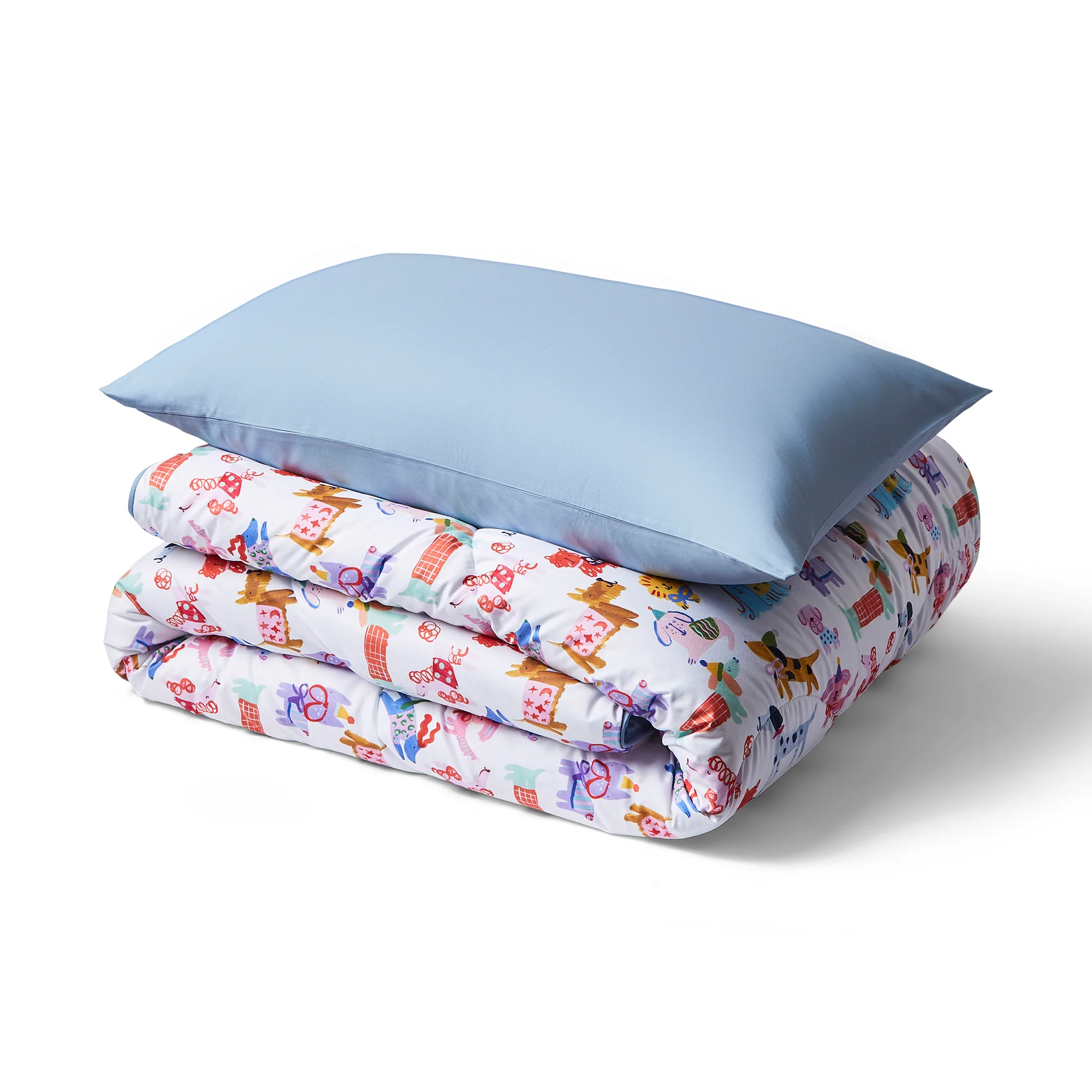 Night Lark® x Eleanor Bowmer Happy Dogs Coverless Duvet Set - Image 4