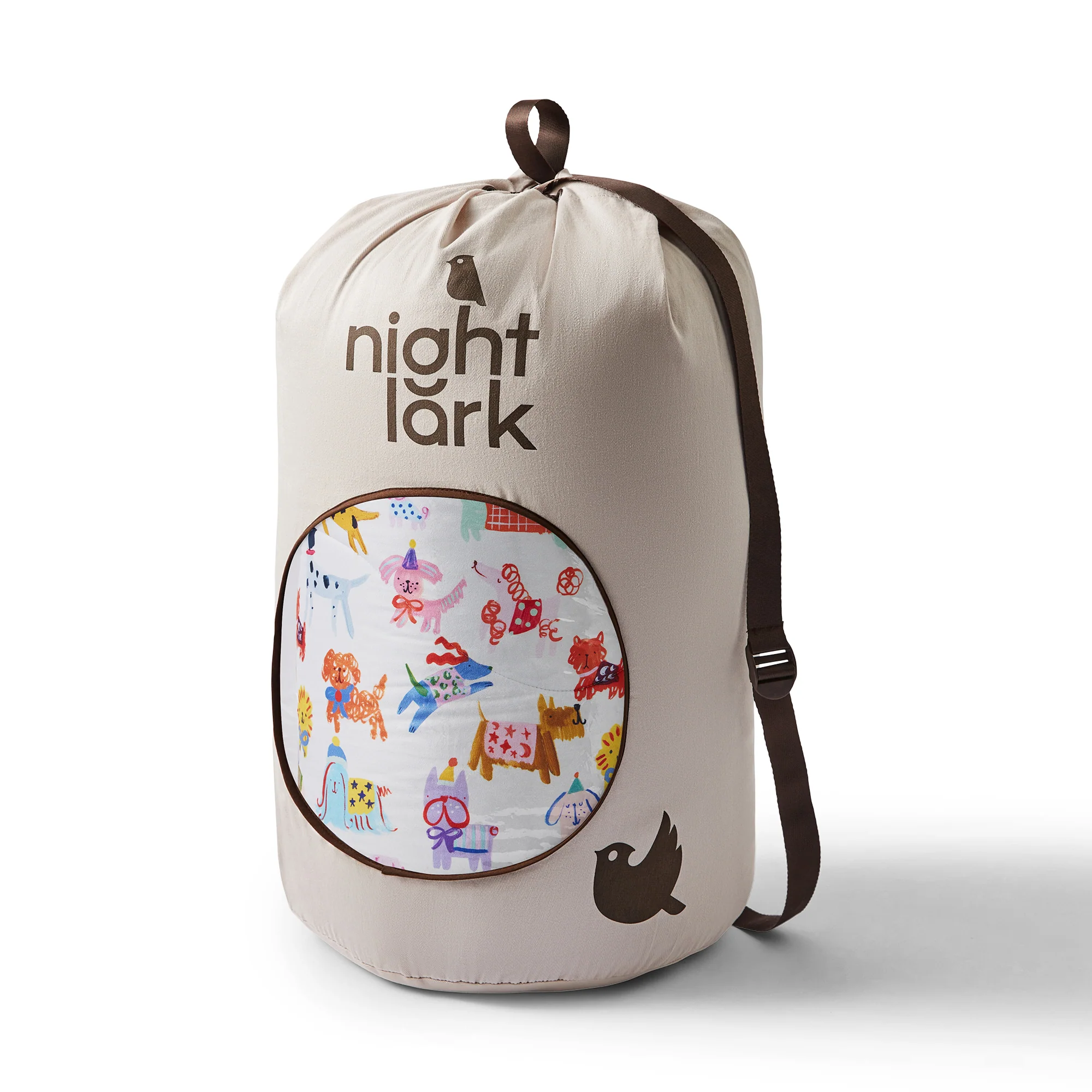 Night Lark® x Eleanor Bowmer Happy Dogs Coverless Duvet Set - Image 6