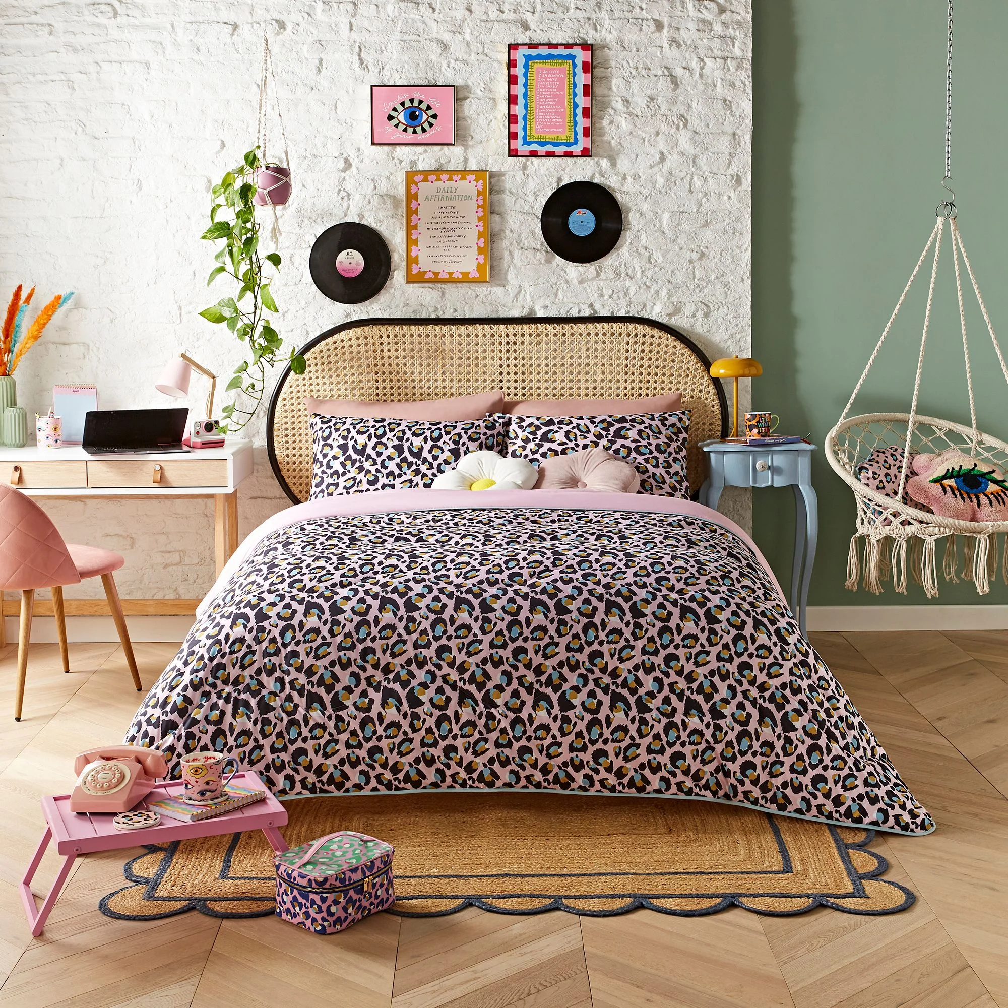 Night Lark® x Eleanor Bowmer Leopard Coverless Duvet Set