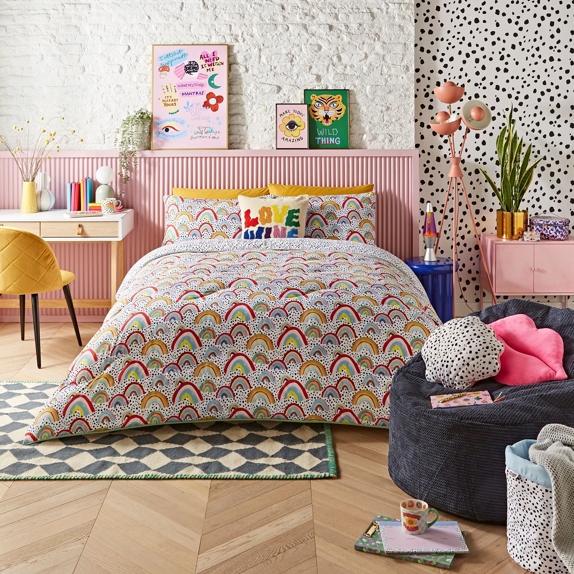 Night Lark® x Eleanor Bowmer Rainbow Coverless Duvet Set