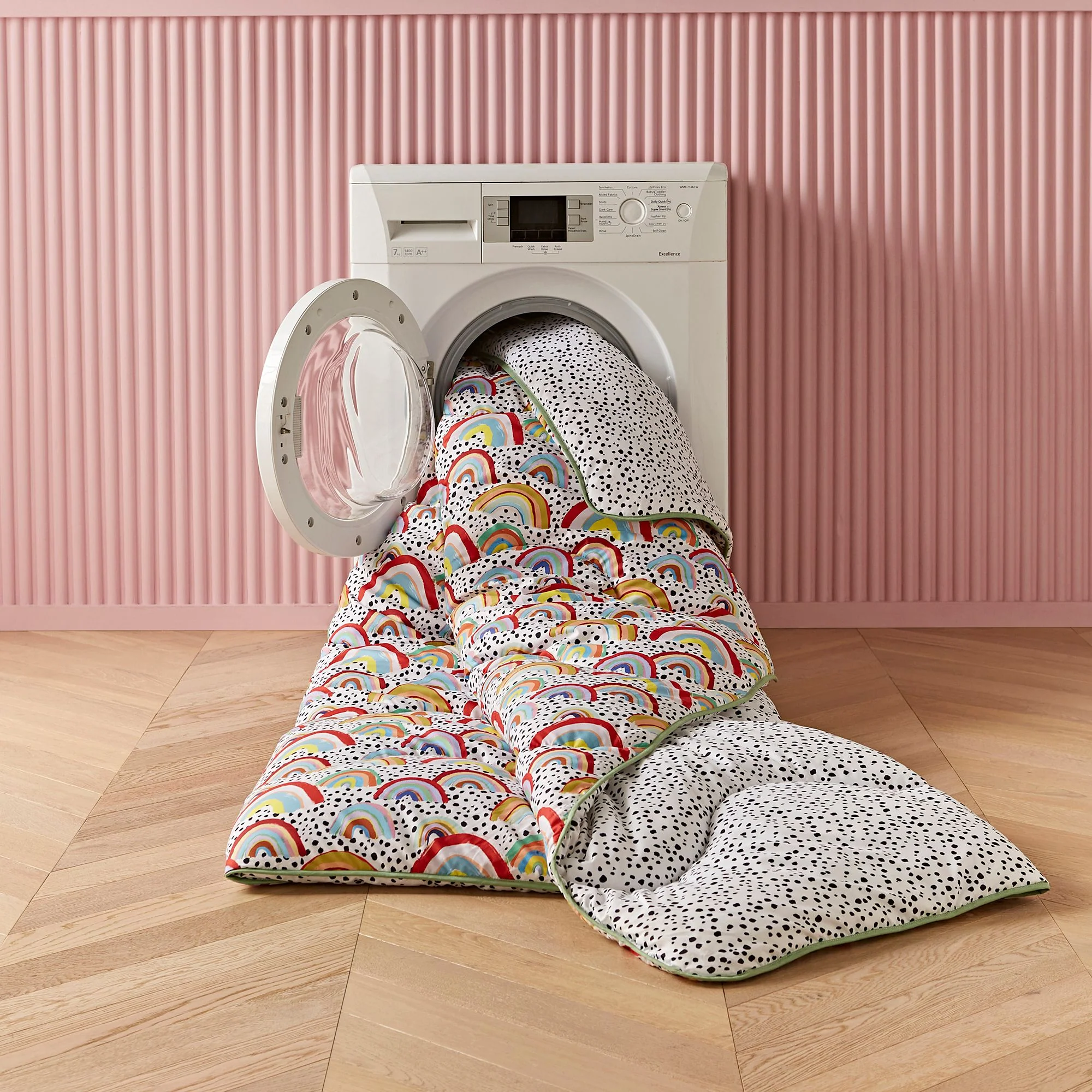 Night Lark® x Eleanor Bowmer Rainbow Coverless Duvet Set - Image 4