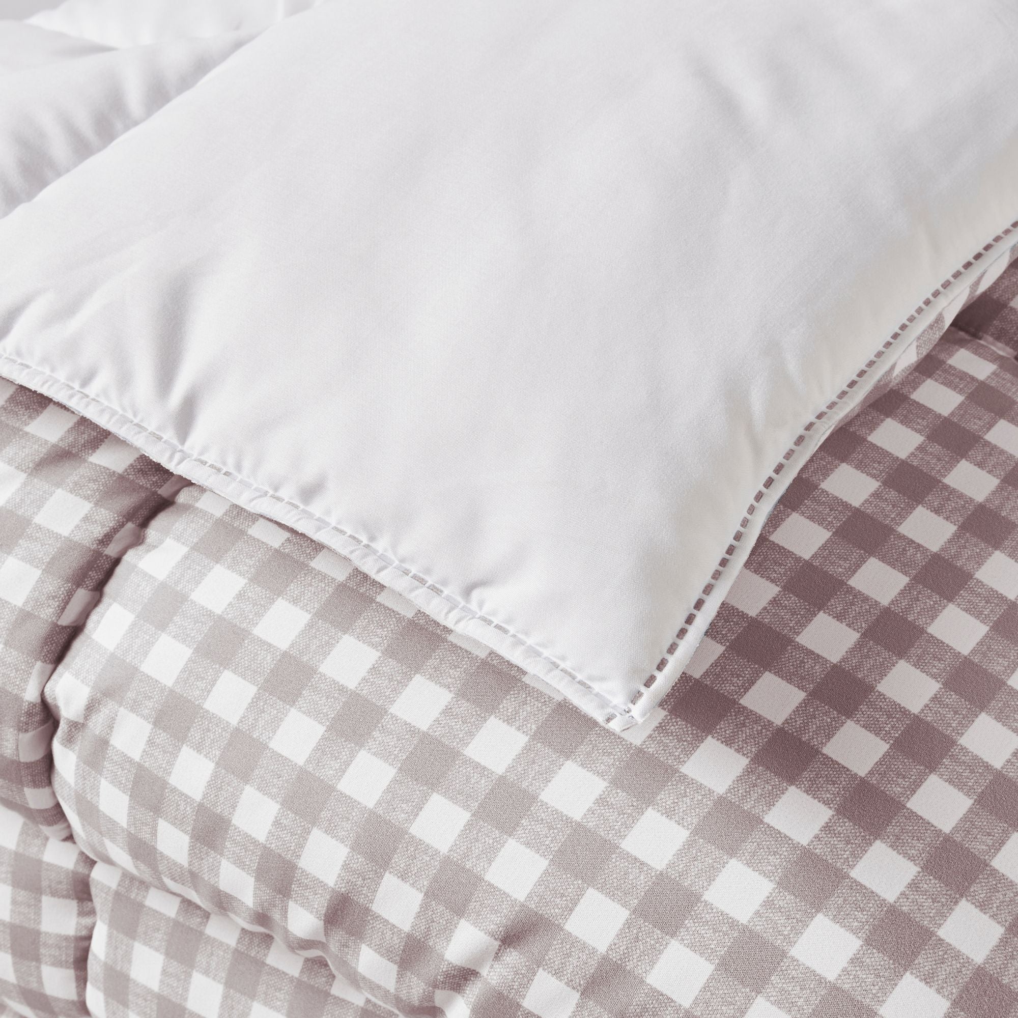 Night Lark® Gingham Print Coverless Duvet - Image 12