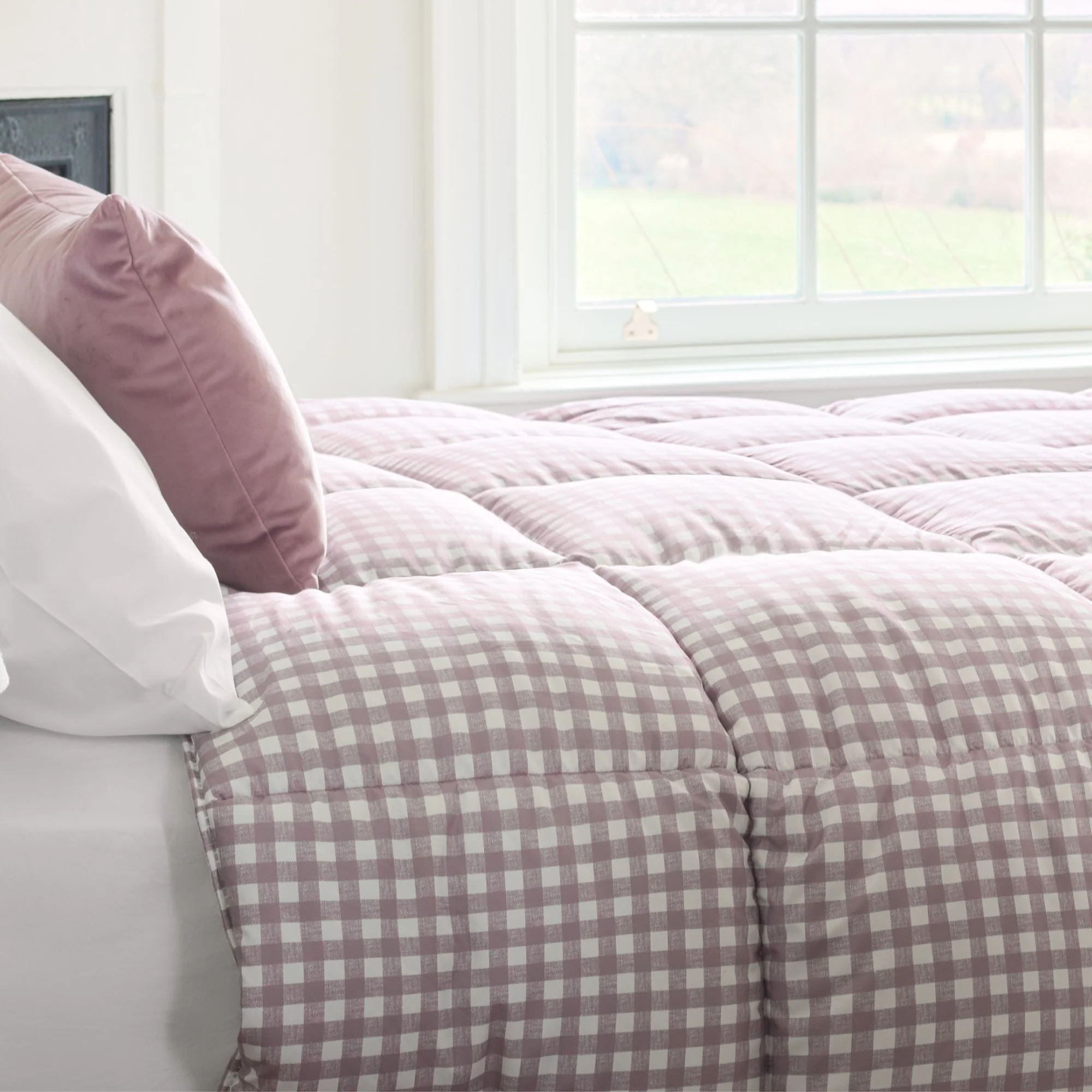 Night Lark® Gingham Print Coverless Duvet - Image 14