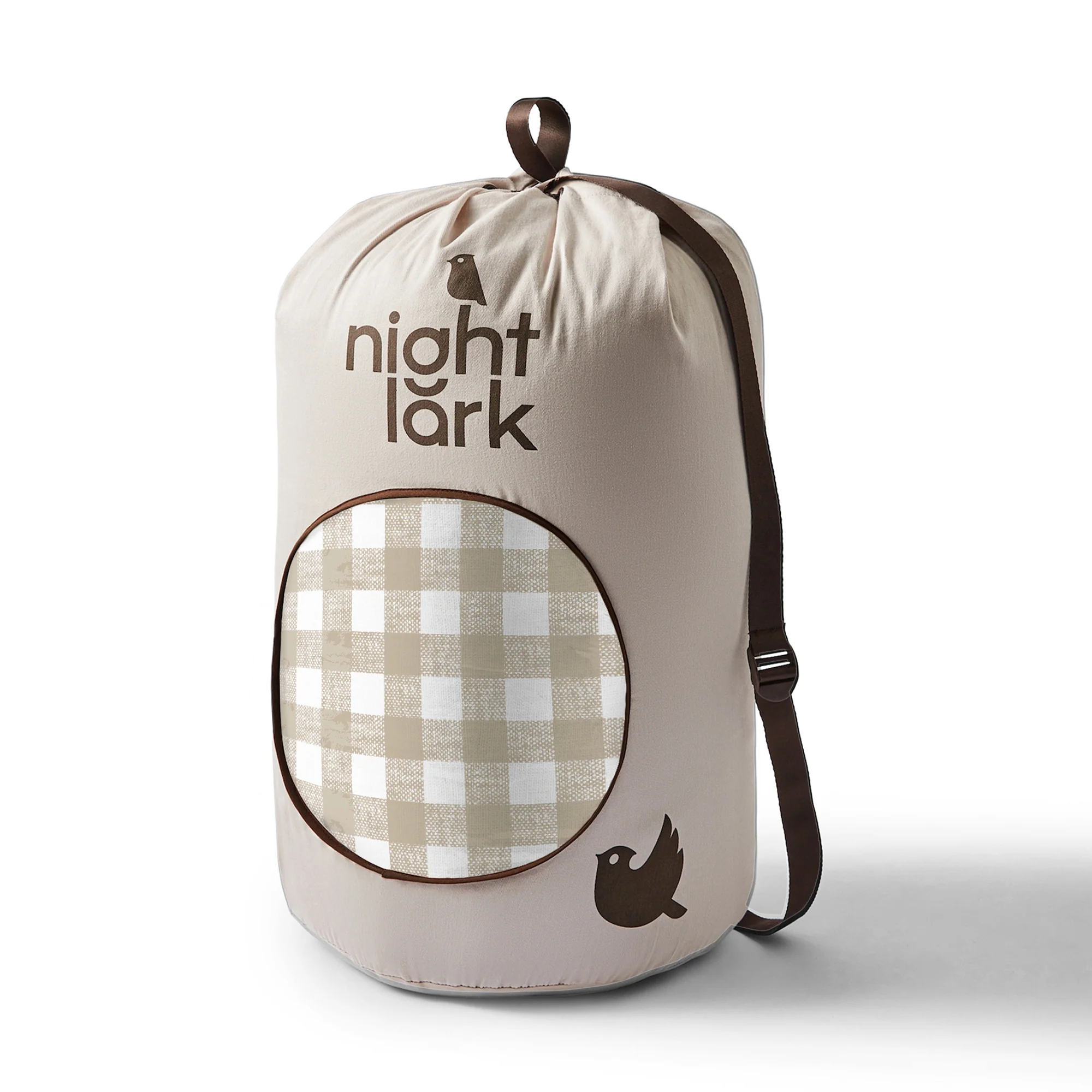 Night Lark® Gingham Print Coverless Duvet - Image 16