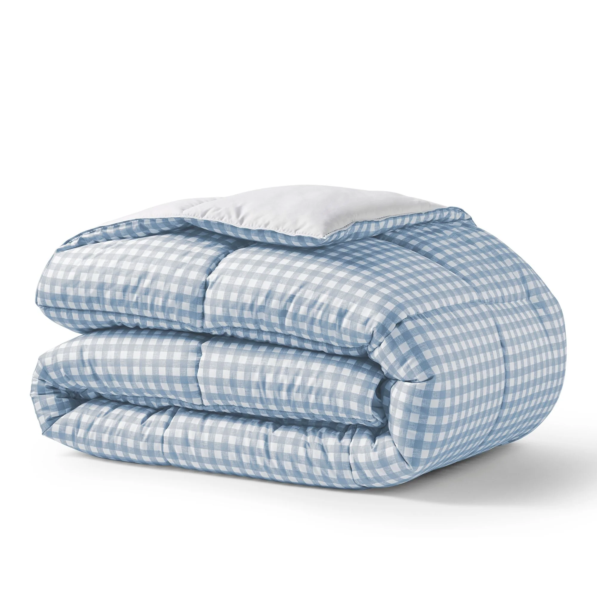 Night Lark® Gingham Print Coverless Duvet - Image 17