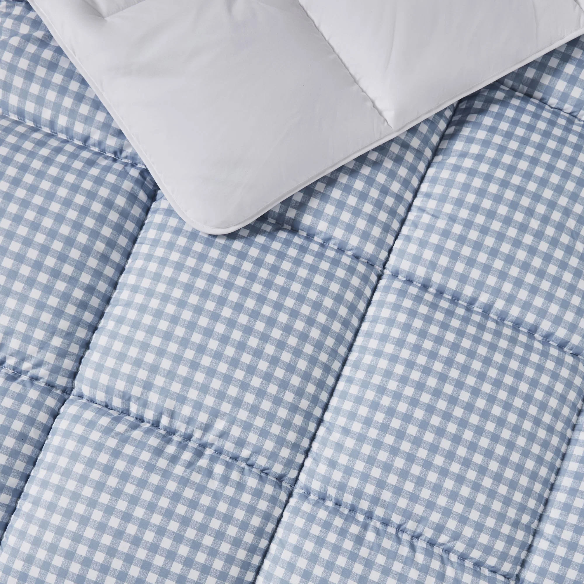 Night Lark® Gingham Print Coverless Duvet - Image 3