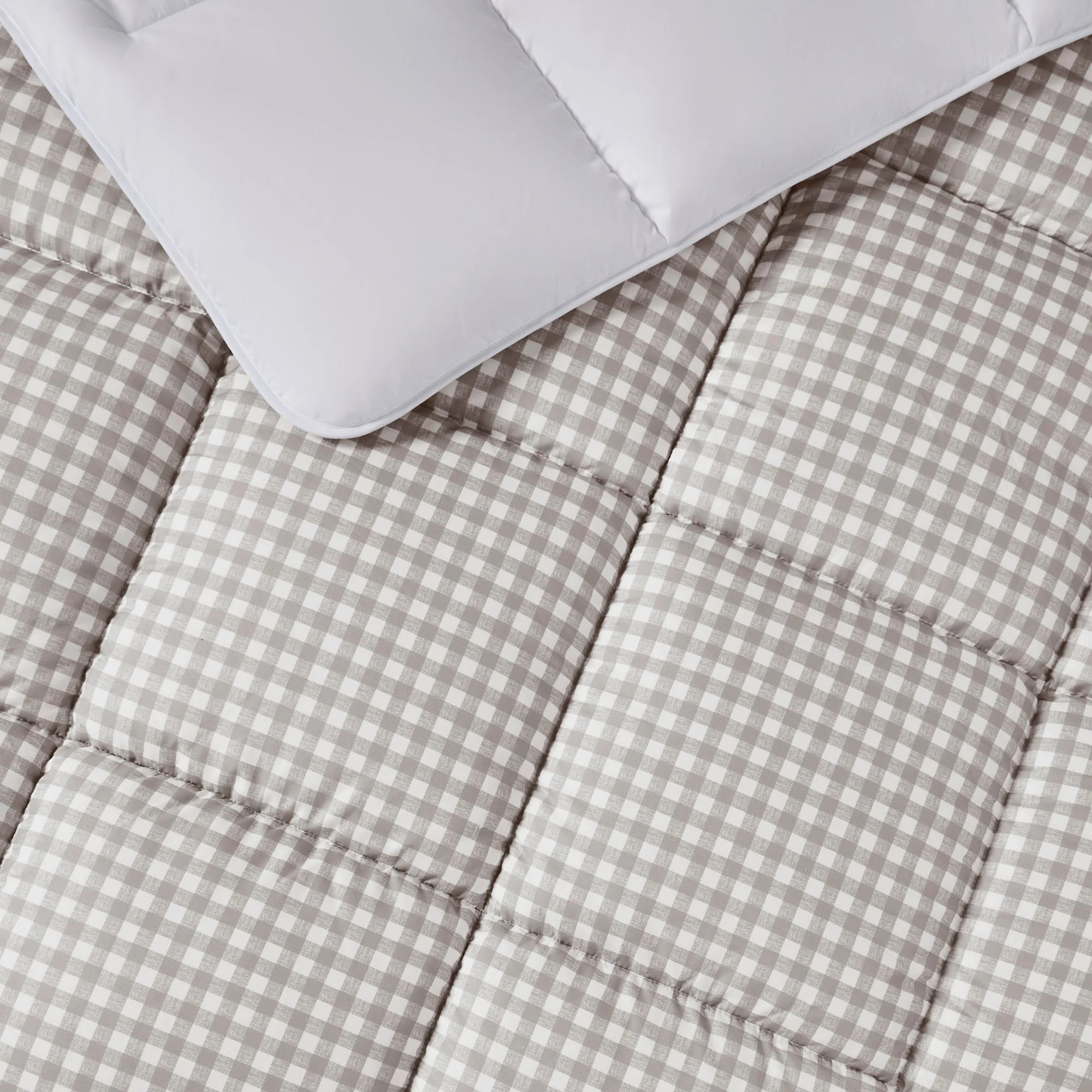 Night Lark® Gingham Print Coverless Duvet Set - Image 6