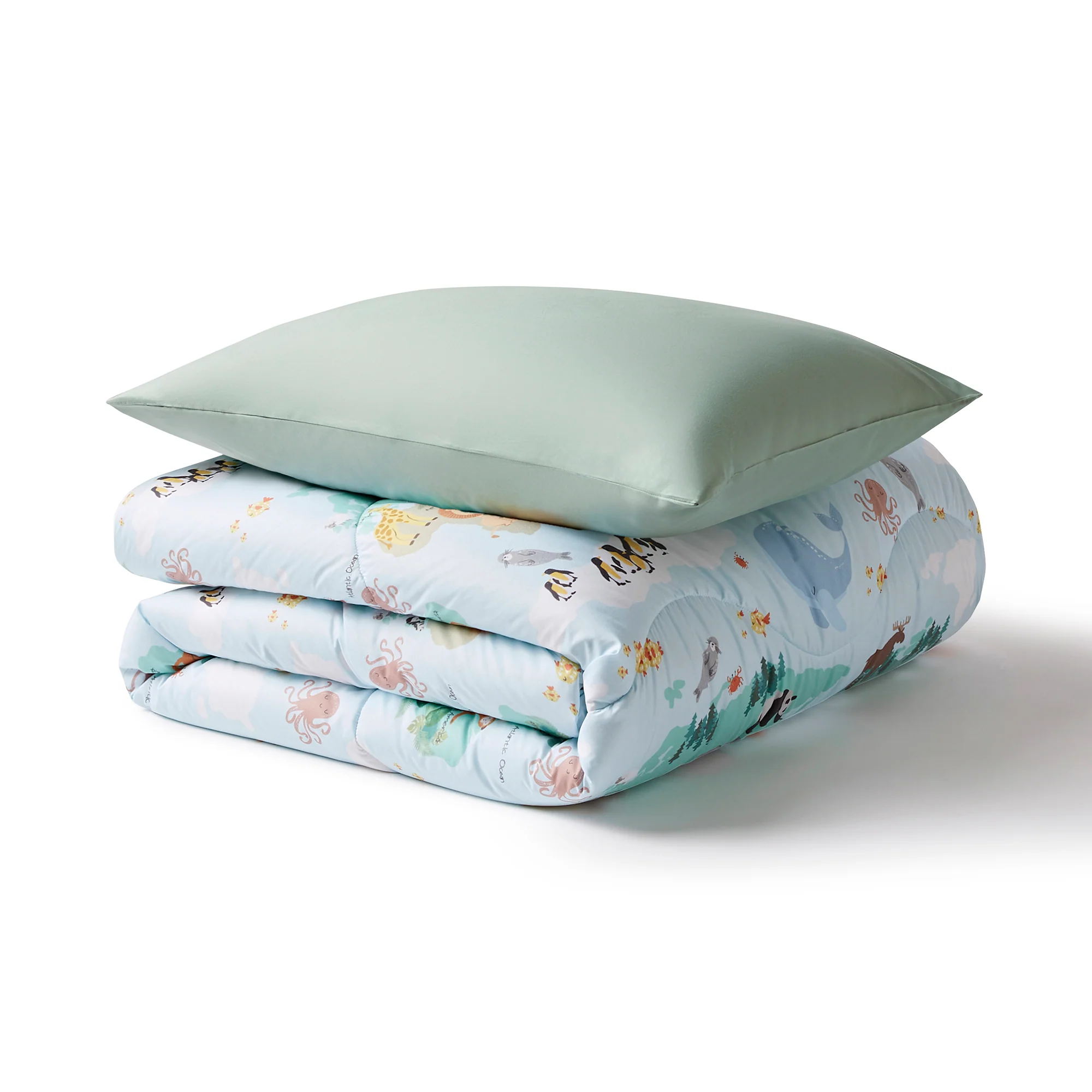 Night Lark® Junior - Animal Atlas - Washable Coverless Duvet Set - Image 5