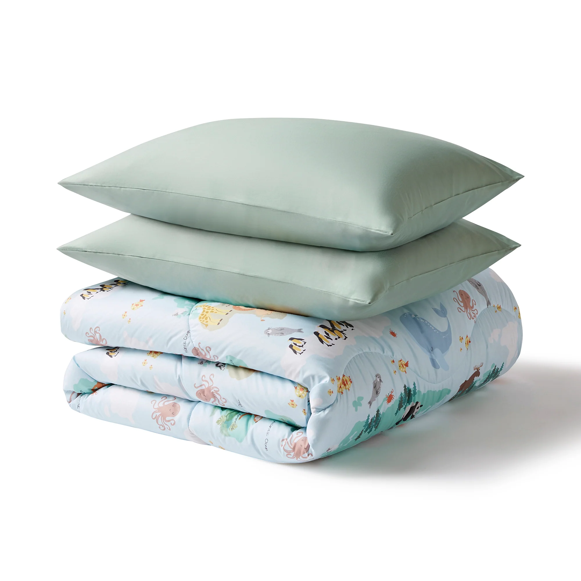 Night Lark® Junior - Animal Atlas - Washable Coverless Duvet Set - Image 6