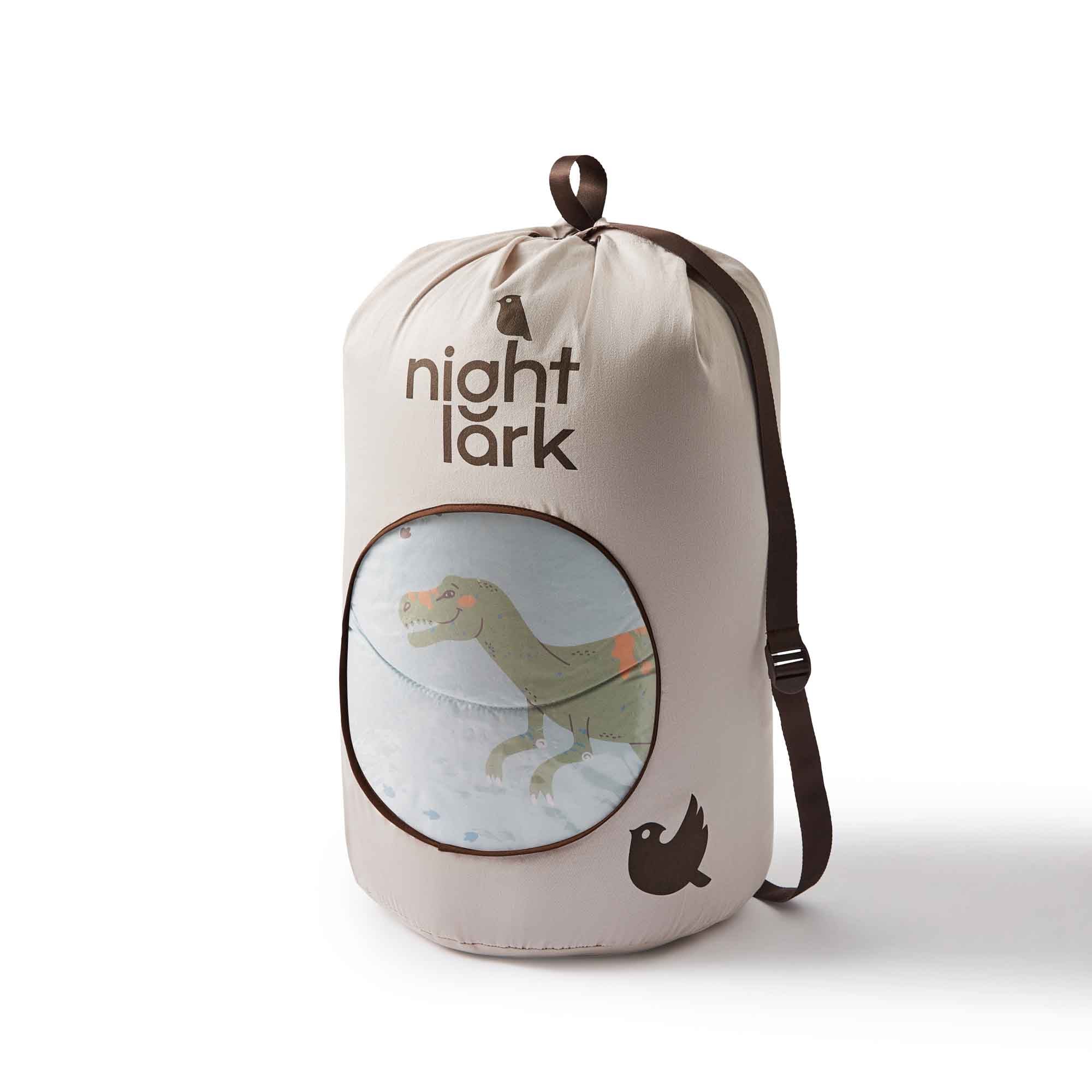 Night Lark®  Junior - Dino Safari - Washable Coverless Duvet Set - Image 2