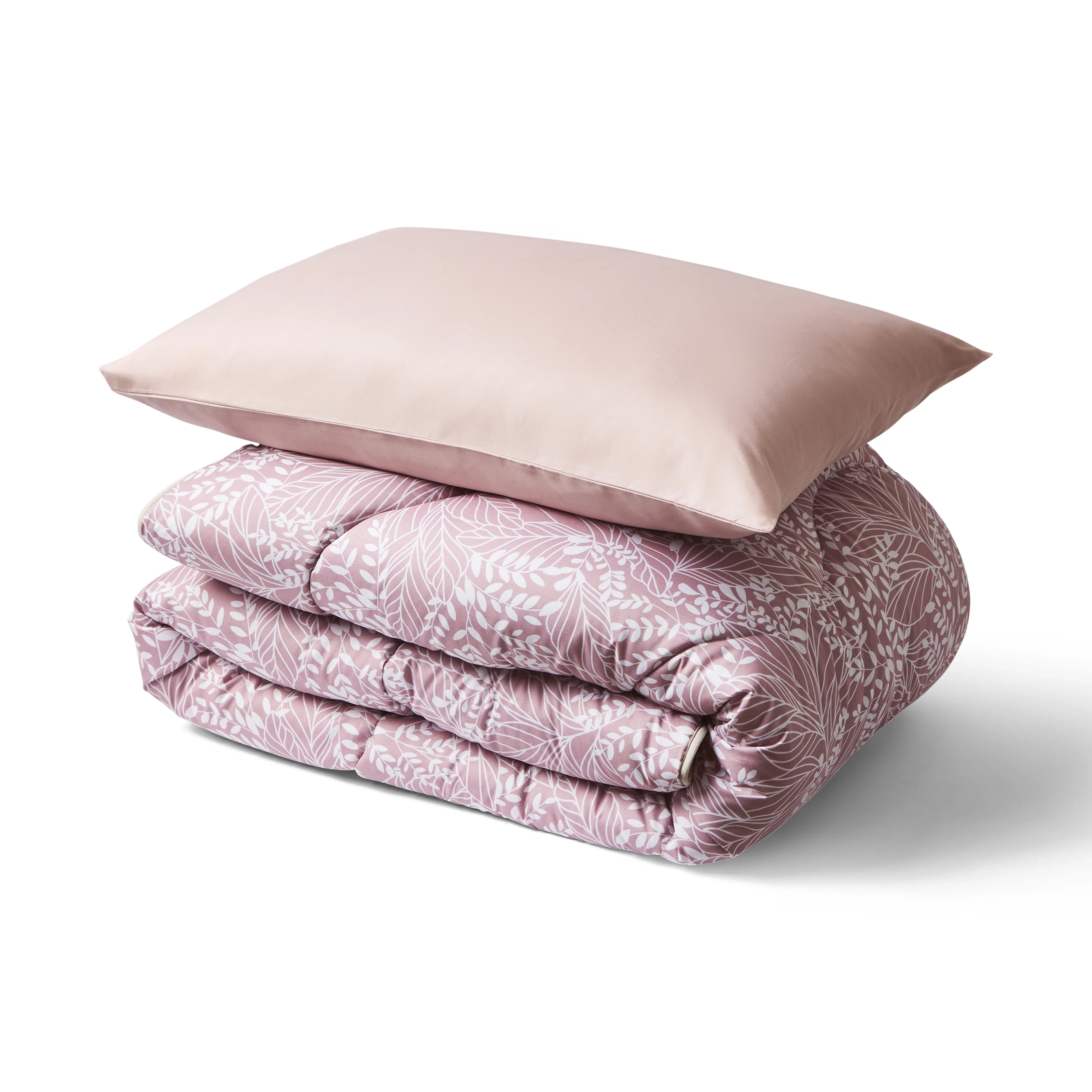 Night Lark® Linear Leaf Coverless Duvet Set - Image 4