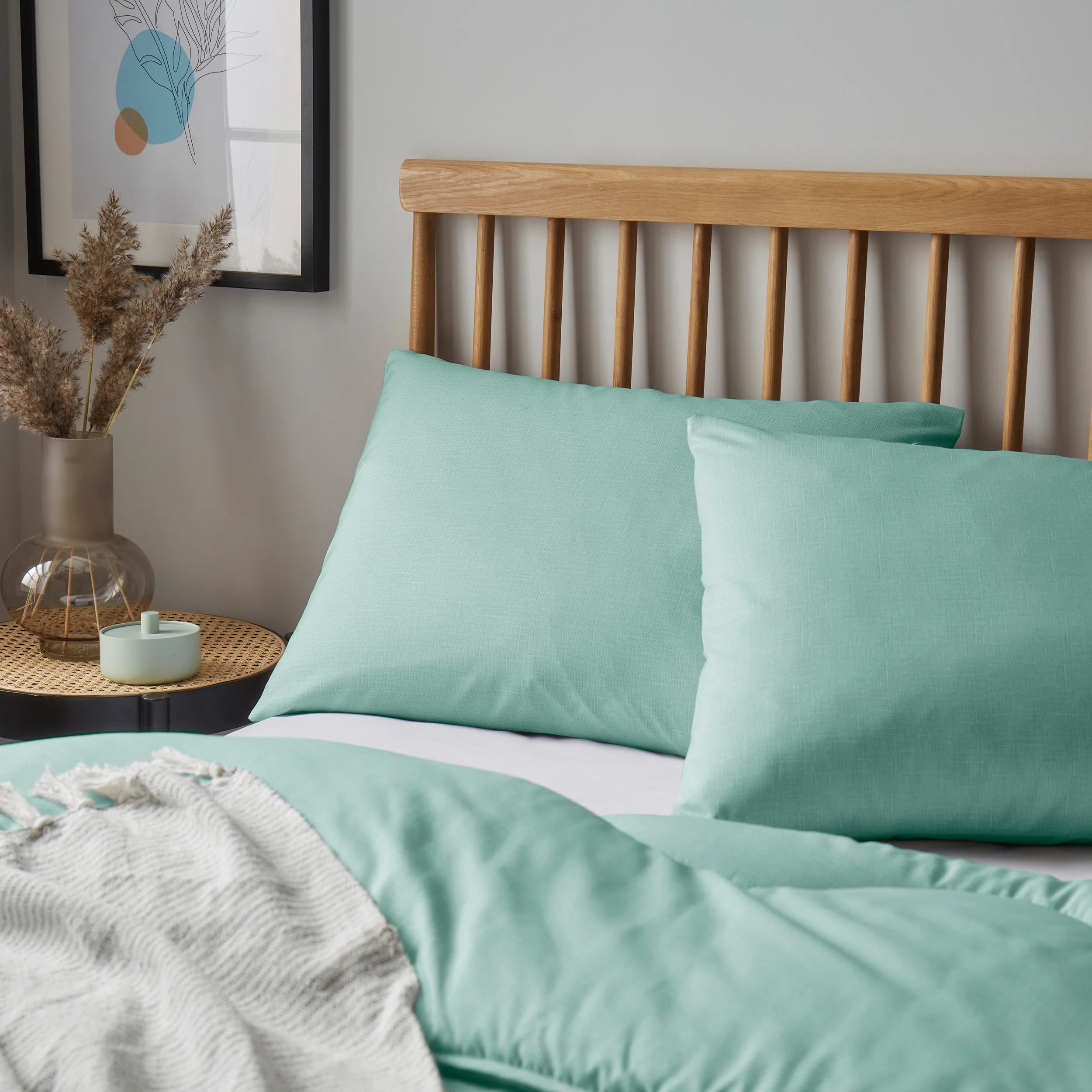 Night Lark® Linen Print Pillowcase Pair - Image 9