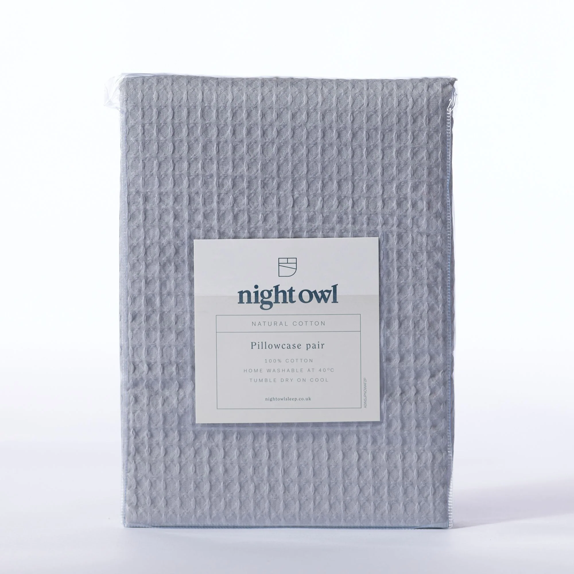 Night Lark®  Natural 100% Cotton Waffle Pair of Pillowcases - Image 10