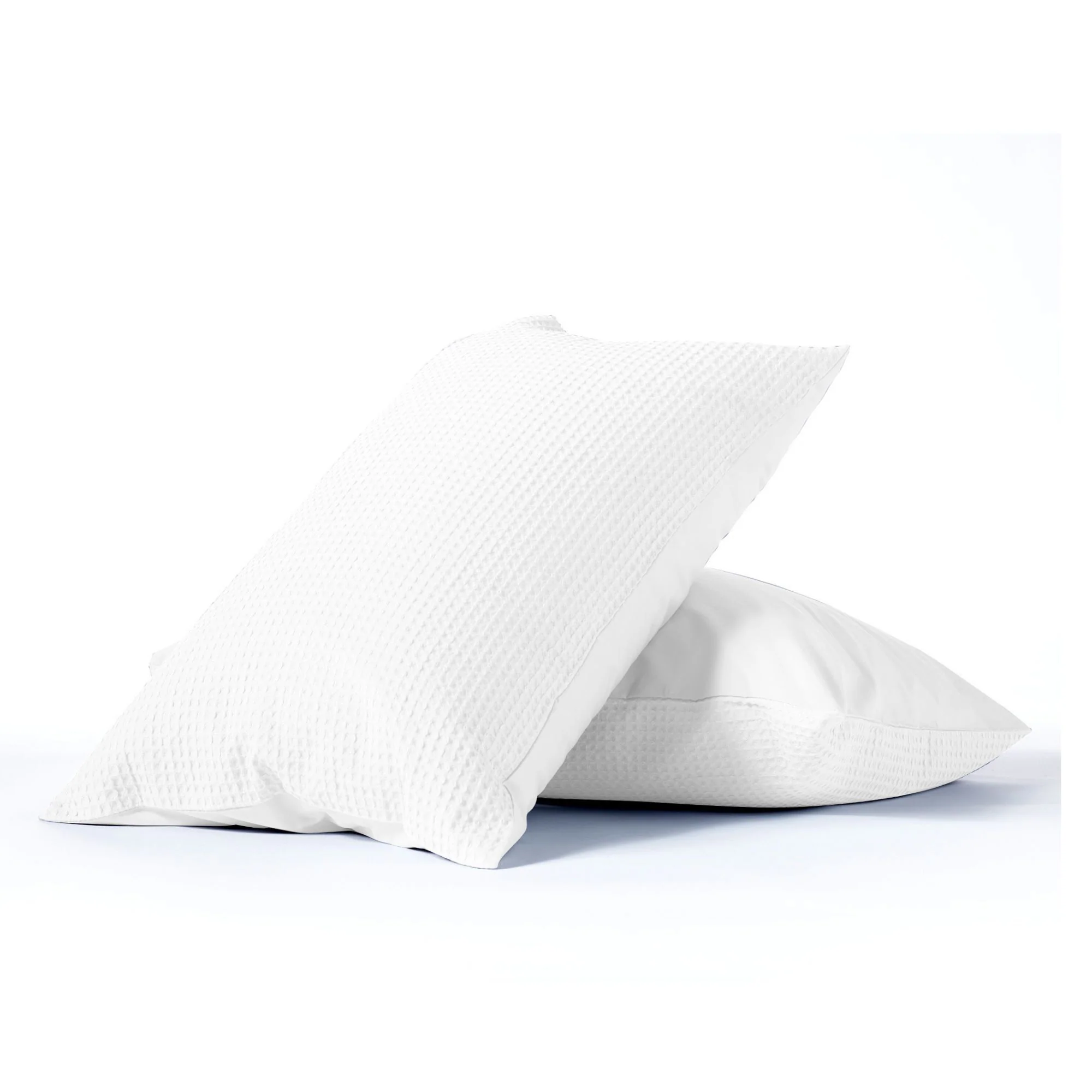 Night Lark®  Natural 100% Cotton Waffle Pair of Pillowcases - Image 14