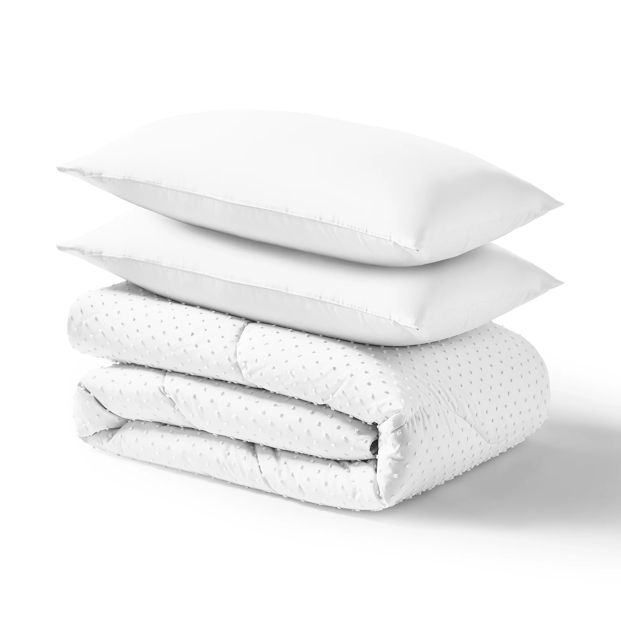 Night Lark® Tufted Dots Coverless Duvet Set - Image 15