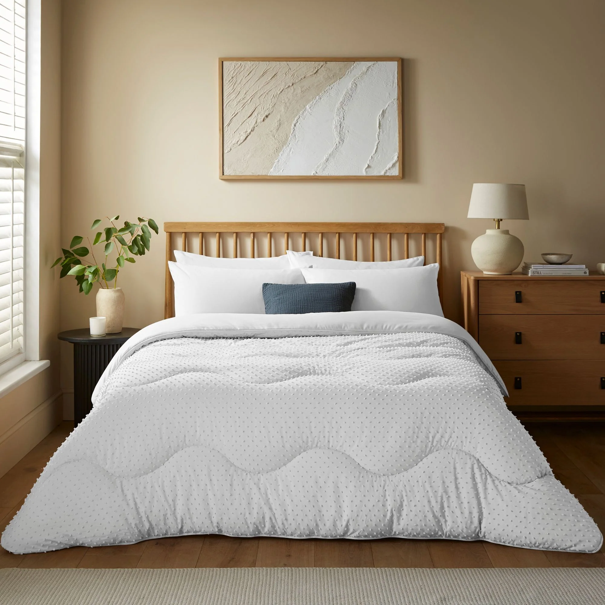 Night Lark® Tufted Dots Coverless Duvet Set - Image 7