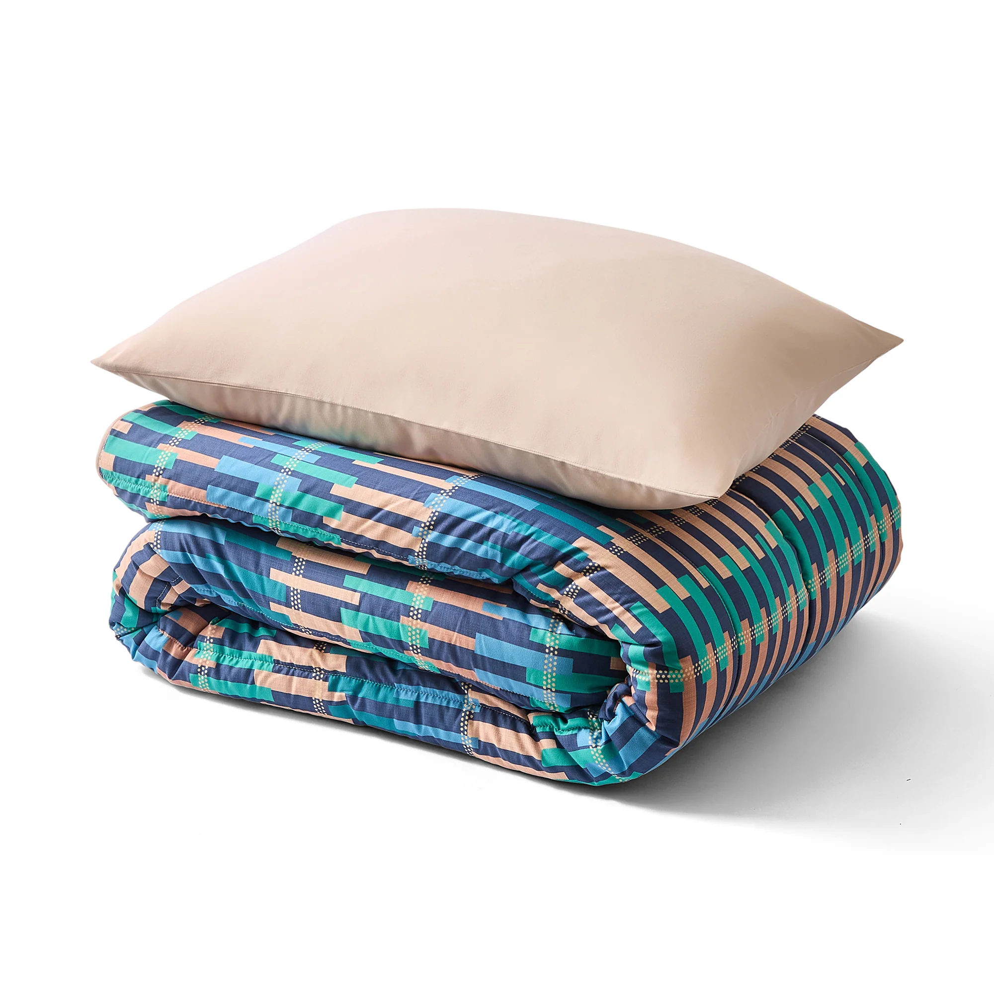 Night Lark® Twilight Stripes Coverless Duvet Set - Image 4