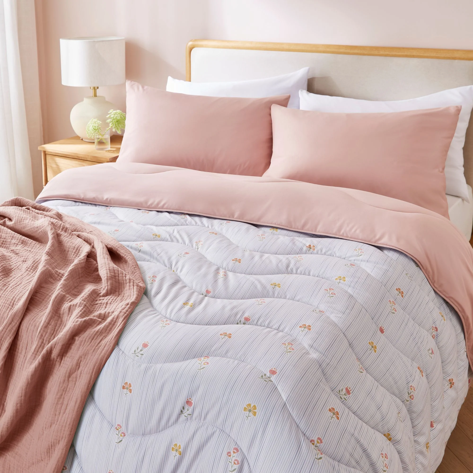 Night Lark® Vintage Stripes Coverless Duvet Set - Image 3