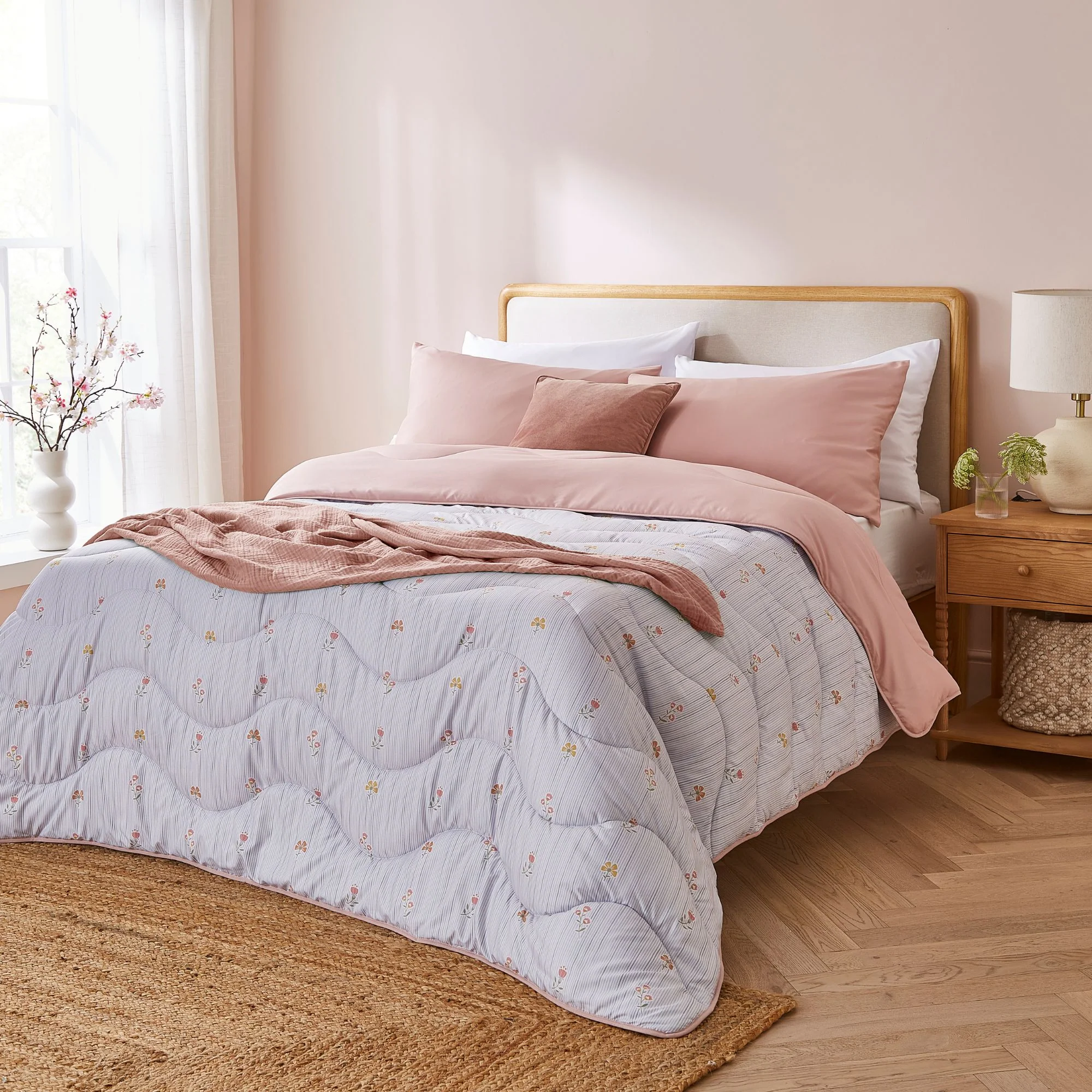 Night Lark® Vintage Stripes Coverless Duvet Set - Image 7