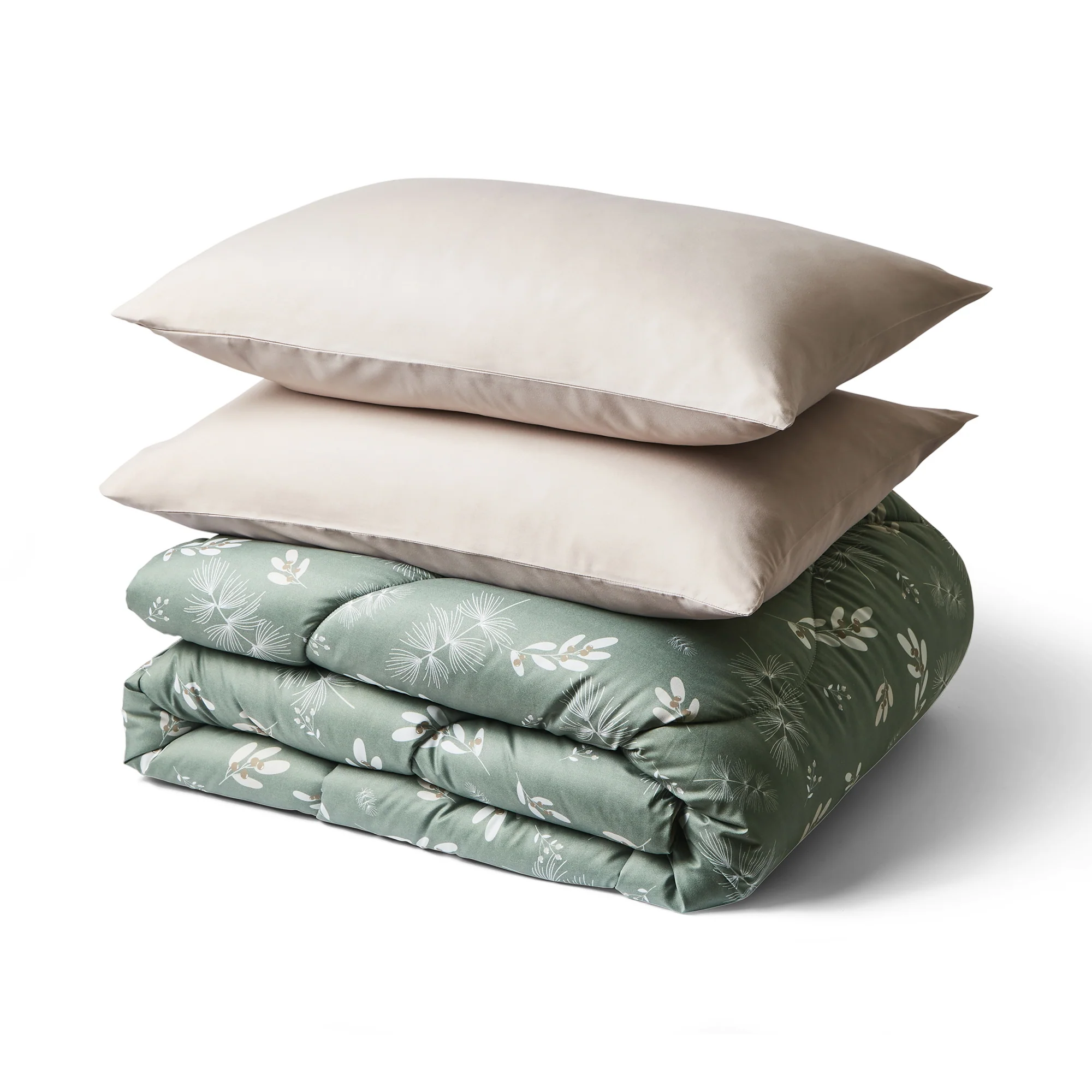 Night Lark® Winter Sprigs Coverless Duvet Set - Image 5