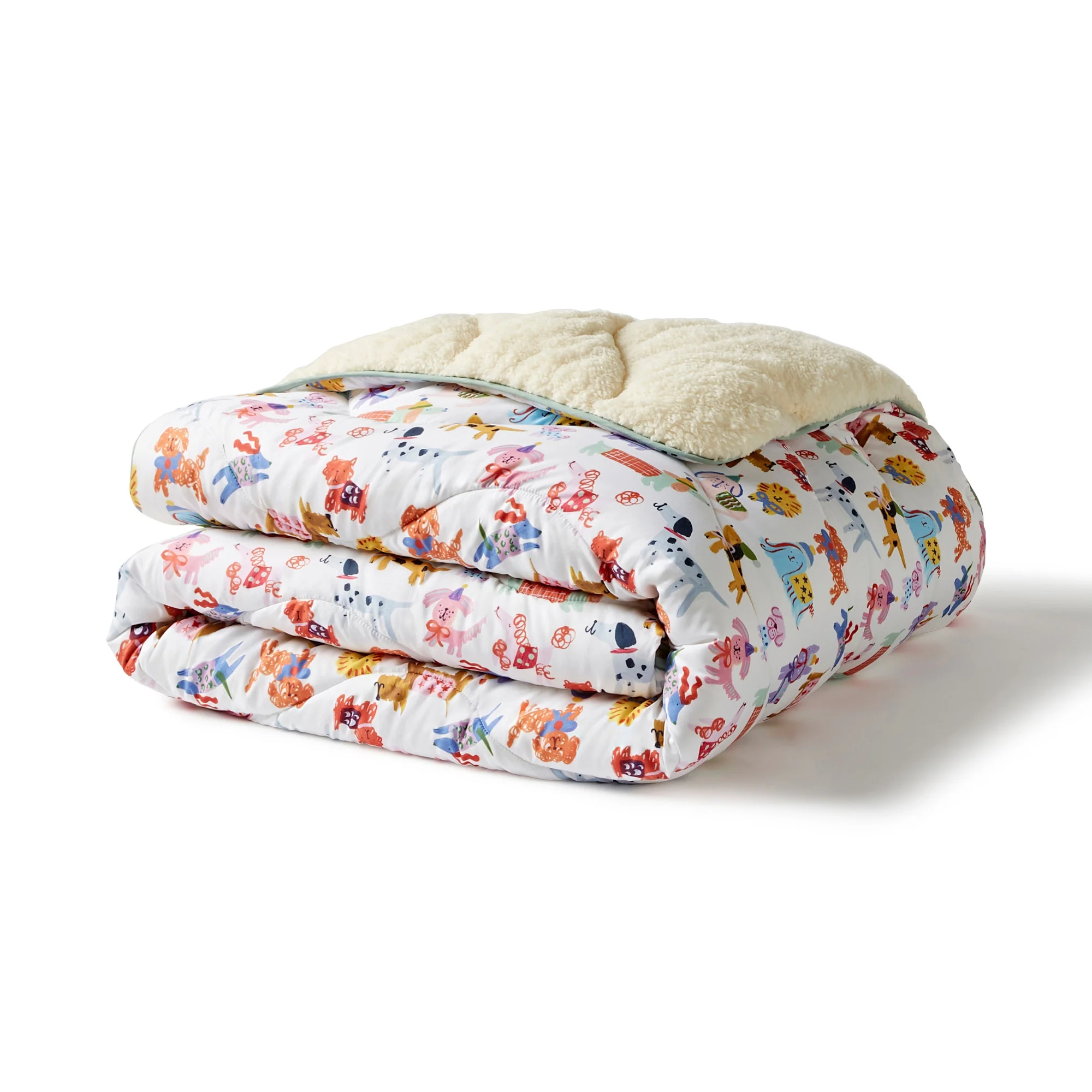 Night Lark® x Eleanor Bowmer Happy Dogs Cosy Sherpa Throw - Image 7