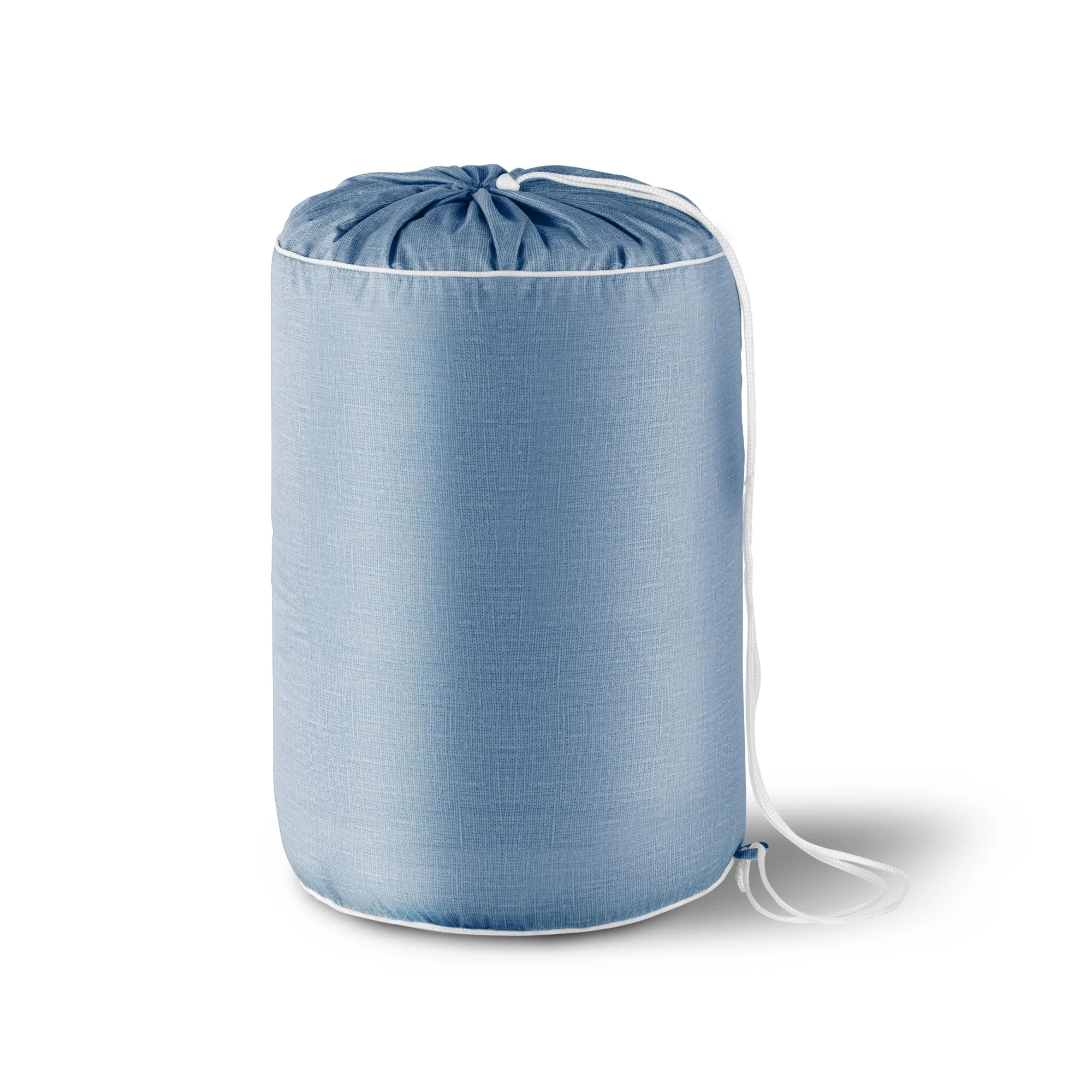 Night Owl® Linen Print Coverless Duvet - Twilight Blue - Image 12