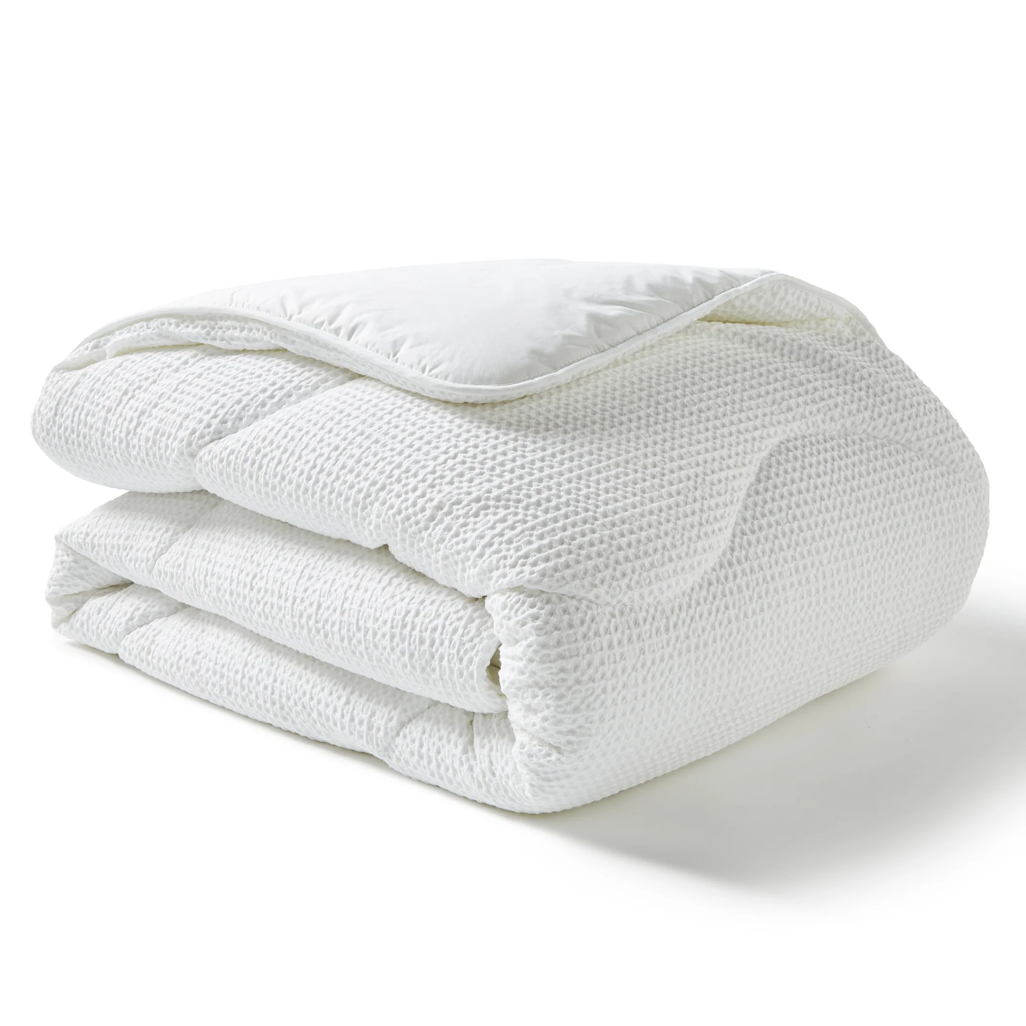 Night Lark®  - Natural Cotton Waffle Coverless Duvet - Image 4